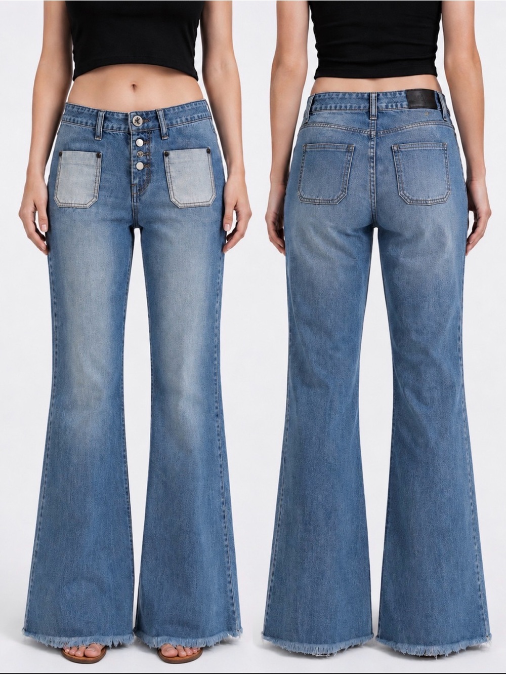 One x OneTeaspoon Womens Westenders Low Waisted Wide Leg Jeans NWOT Size 26